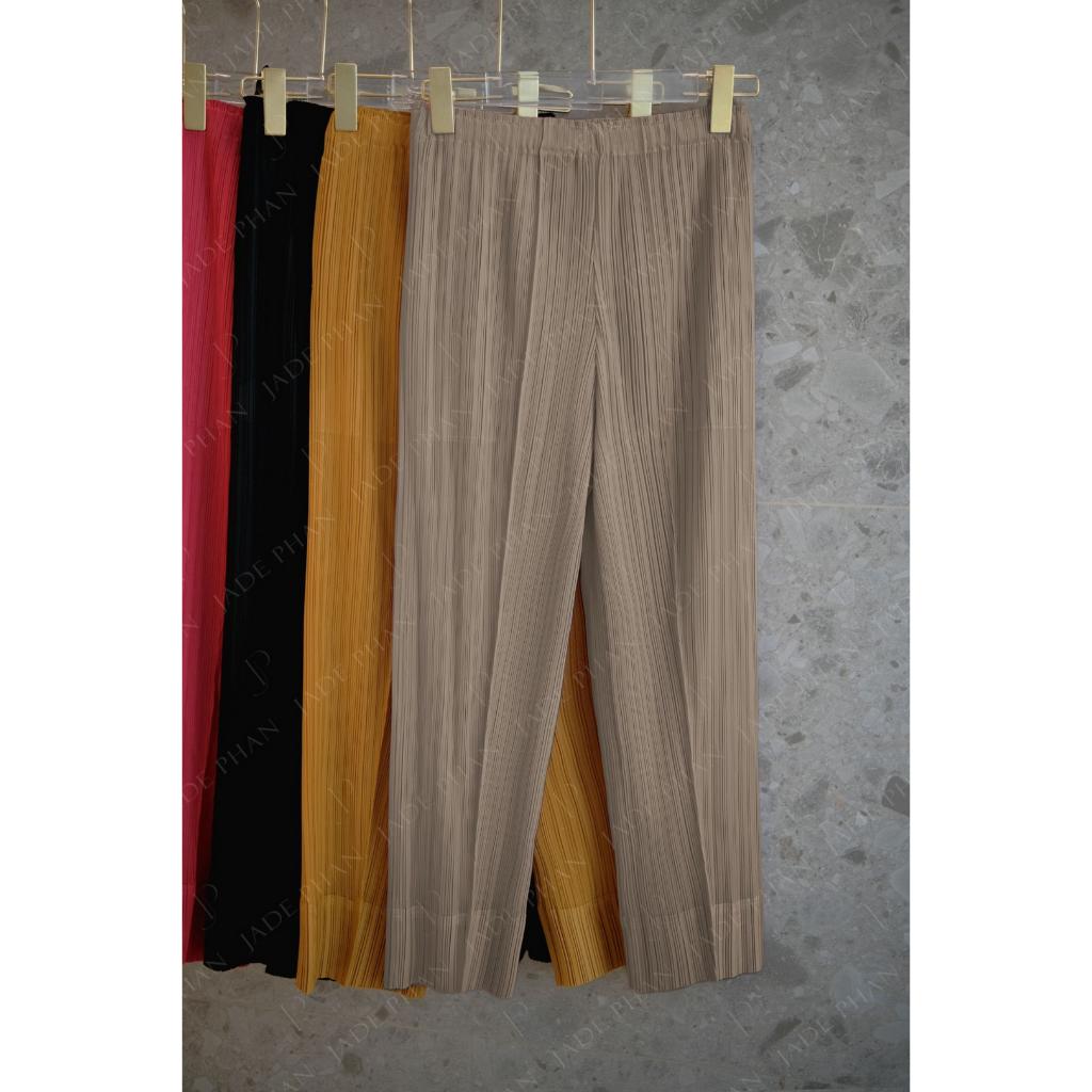 [HỎA TỐC]Quần Daisy xếp ly nữ ống suông, quần dập ly nữ cao cấp chuẩn form nhiều màu cá tính — ảnh 4