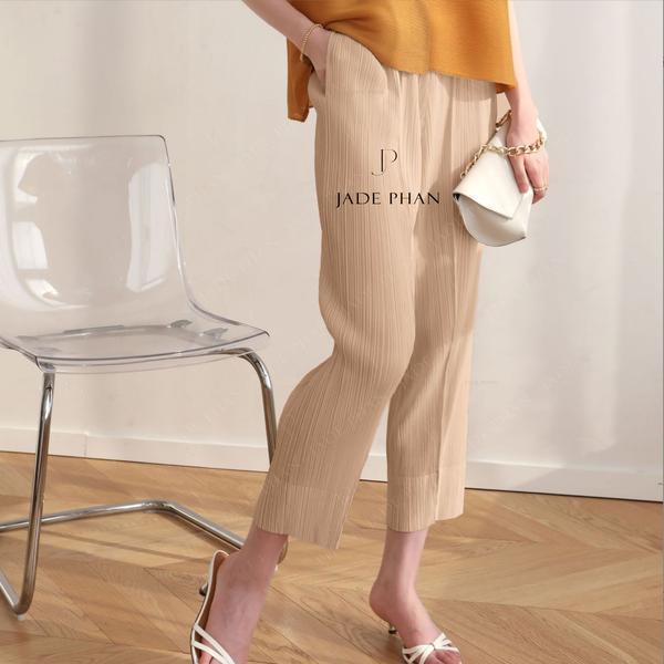 Quần Daisy dập ly cao cấp JADEPHAN xếp ly lò xo freesize — ảnh 10
