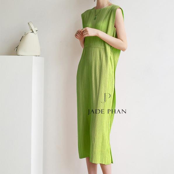 Váy Elegance dập ly cao cấp JADEPHAN thanh lịch — ảnh 9