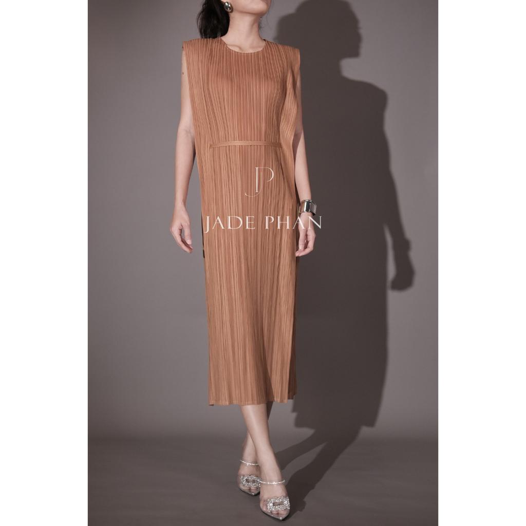 Váy Elegance dập ly cao cấp JADEPHAN thanh lịch — ảnh 4