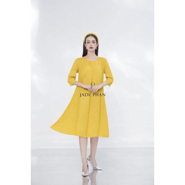 Váy Maine dập ly cao cấp JADEPHAN thanh lịch — ảnh 7