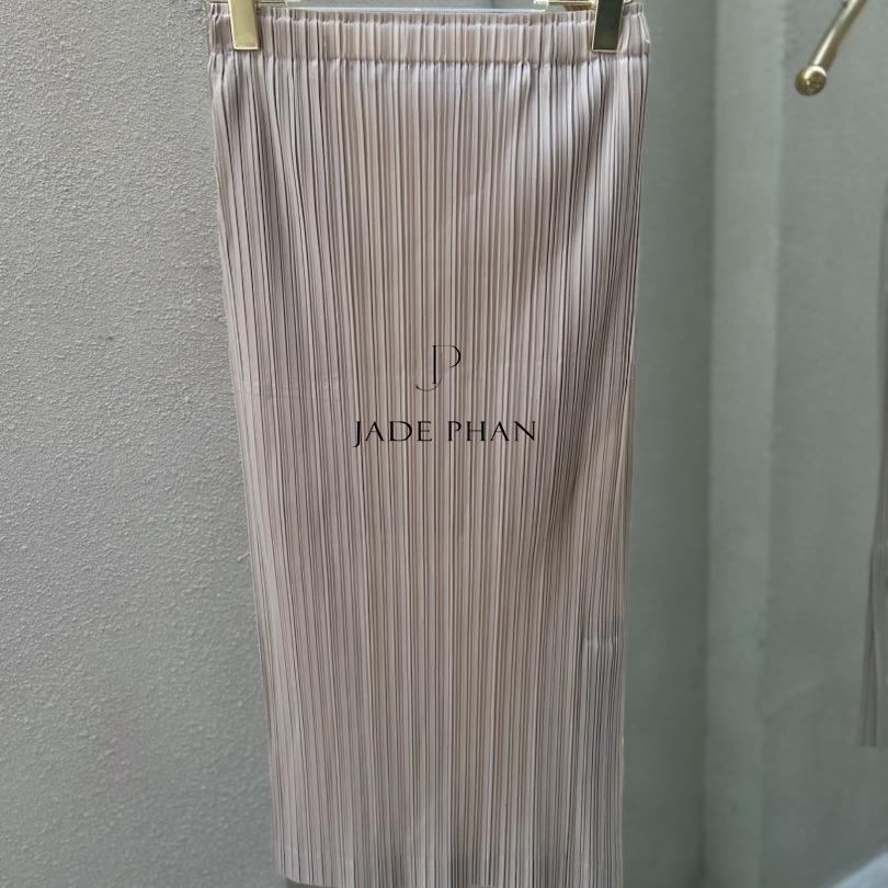 Chân váy Audora XẺ CẠNH xếp ly nữ ống suông, chân váy midi nữ dập ly cao cấp không nhăn nhiều màu 76cm — ảnh 11