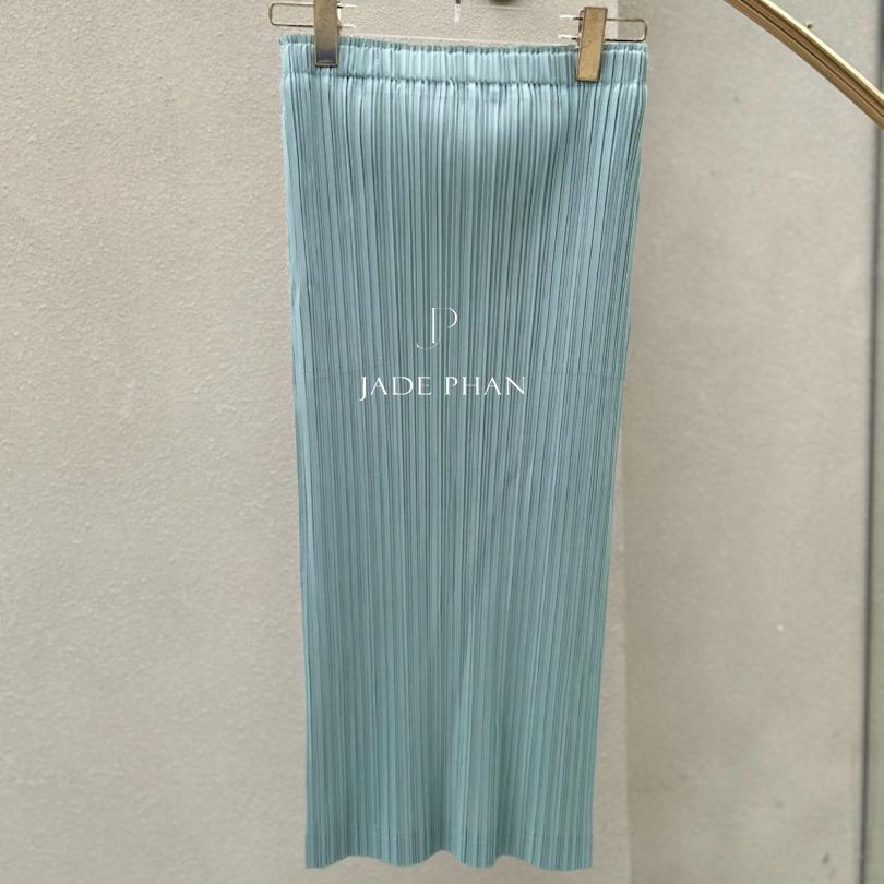 Chân váy Holly XẺ SAU xếp ly, dáng ngắn và dài, chân váy midi nữ dập ly cao cấp không nhăn nhiều màu 76cm 86cm — ảnh 60