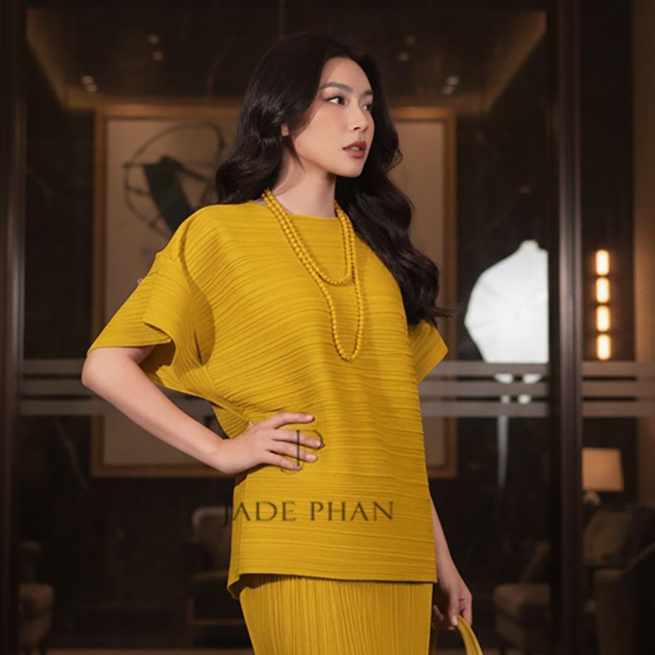 Áo Cara dập ly cao cấp JADEPHAN xếp ly lò xo — ảnh 9