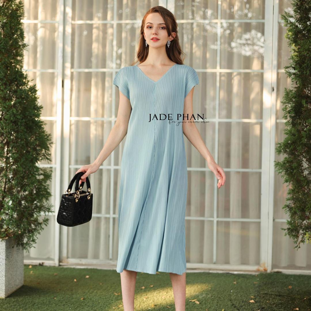Váy Mabel dập ly cao cấp JADEPHAN thanh lịch — ảnh 13