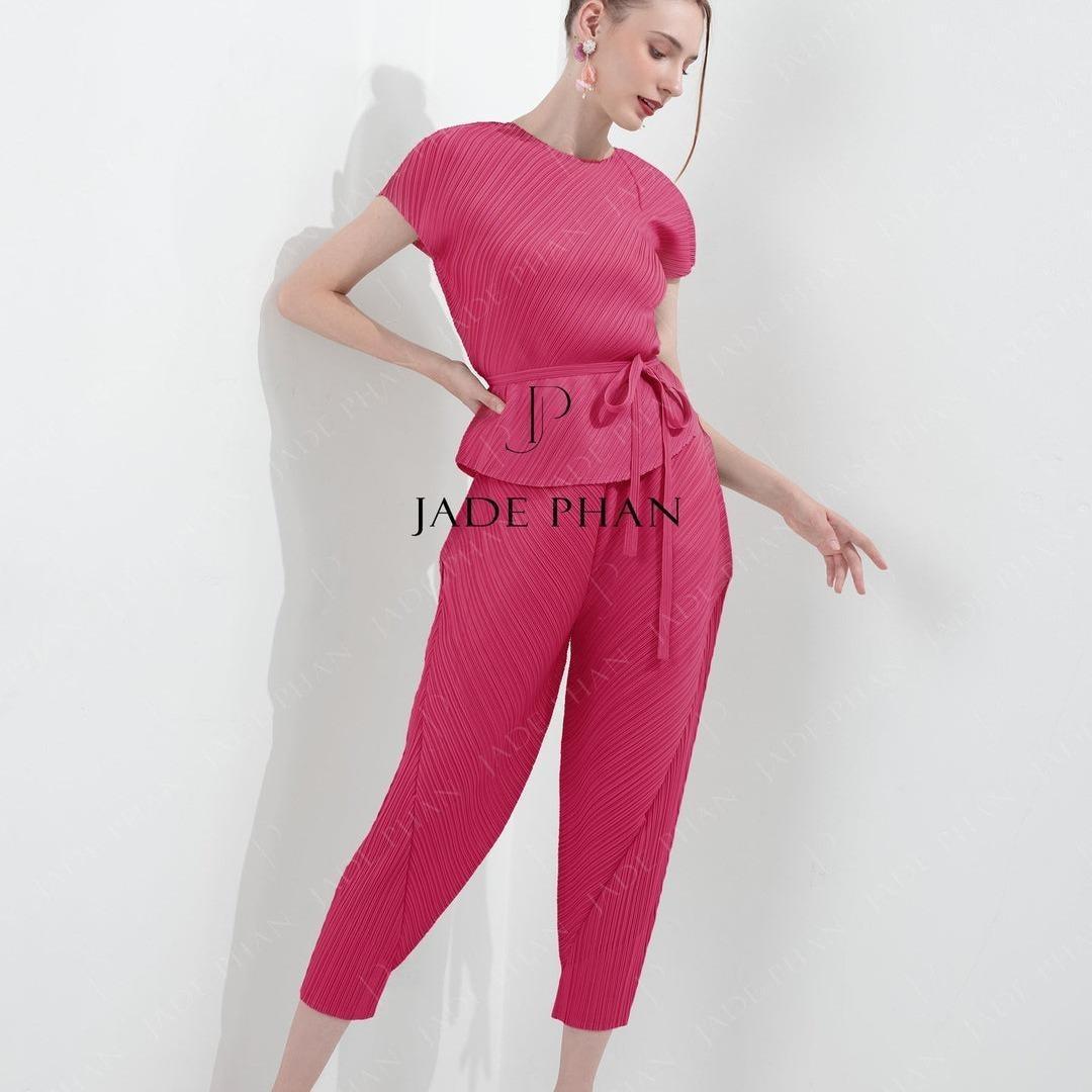 Set quần áo Amy dập ly cao cấp JADEPHAN đi chơi — ảnh 3