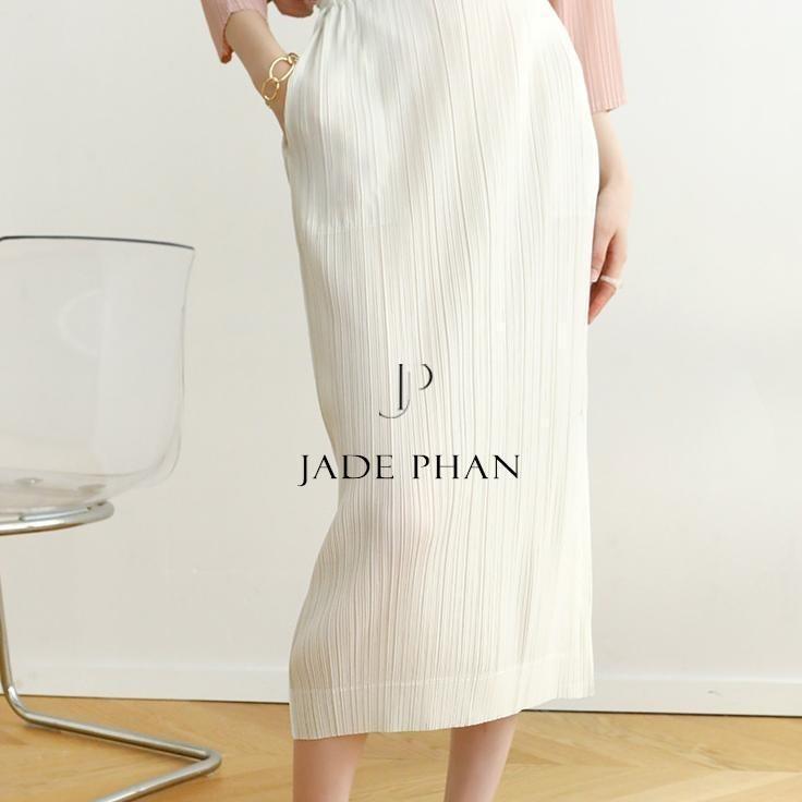 Set gồm áo và chân váy, bộ áo và chân váy xếp ly nữ cao cấp không nhăn nhiều màu Jennie Audora — ảnh 1