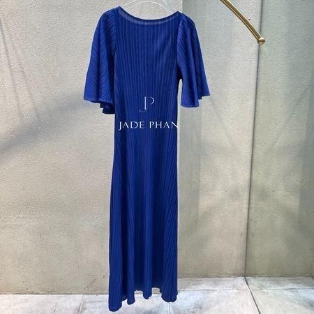 Váy Charisse dập ly cao cấp JADEPHAN xếp ly lò xo — ảnh 14