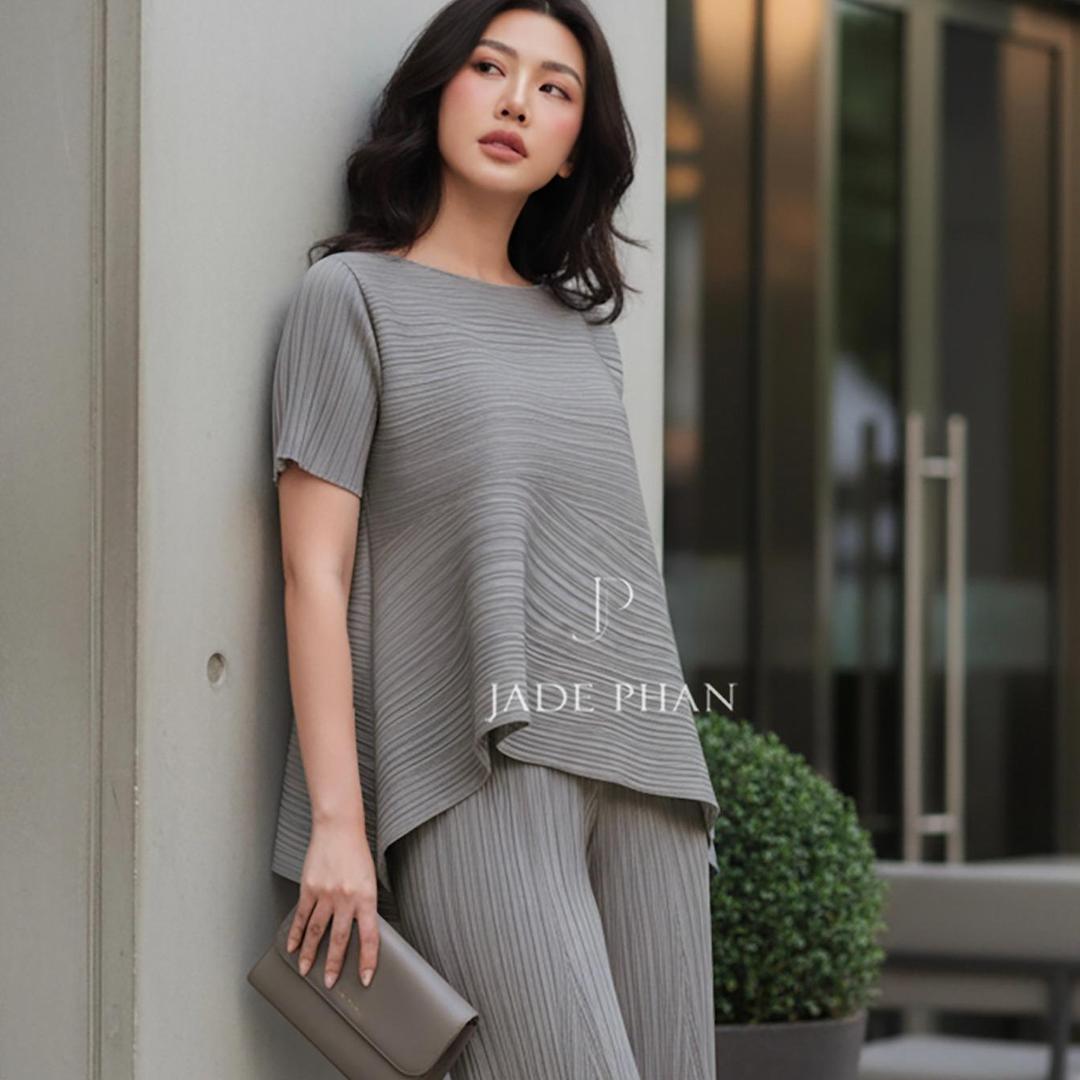 Áo Katle dập ly cao cấp JADEPHAN thanh lịch nhiều màu — ảnh 10