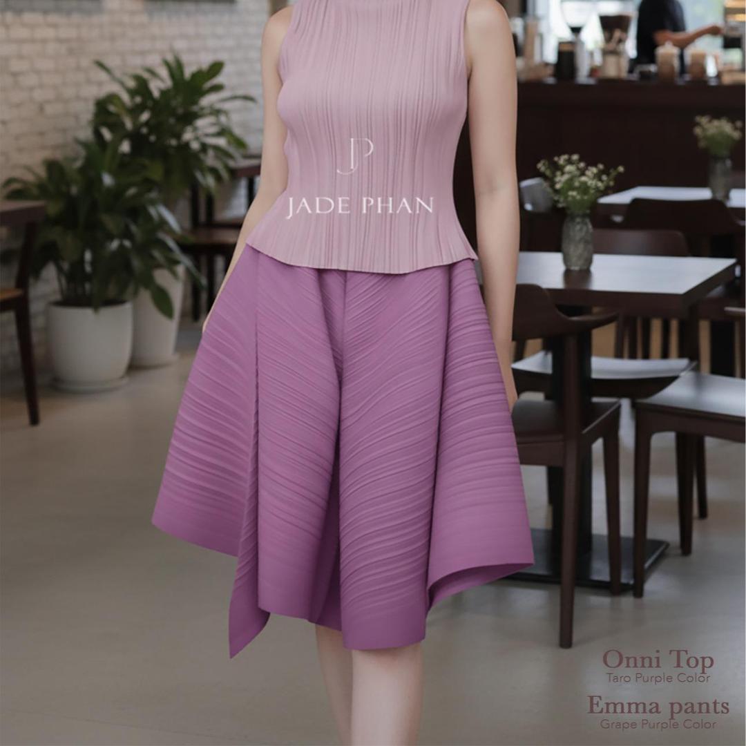 Quần Emma dập ly cao cấp JADEPHAN freesize nhiều màu — ảnh 6