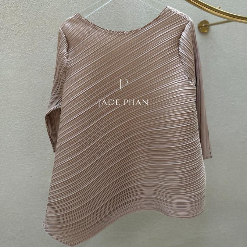 Áo Gerda dập ly cao cấp JADEPHAN thanh lịch nhiều màu — ảnh 12
