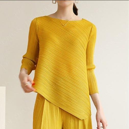 Áo Gerda dập ly cao cấp JADEPHAN thanh lịch nhiều màu — ảnh 20