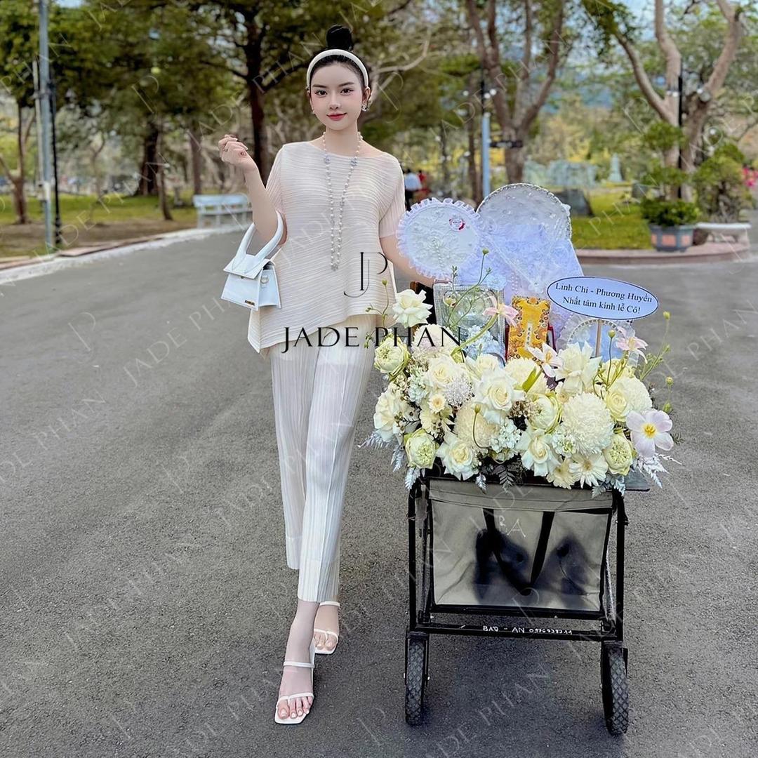 Set gồm áo và quầnđồng màu, bộ quần áo dập ly cao cấp không nhăn phong cách cá tính nhiều màu Katle Daisy — ảnh 14