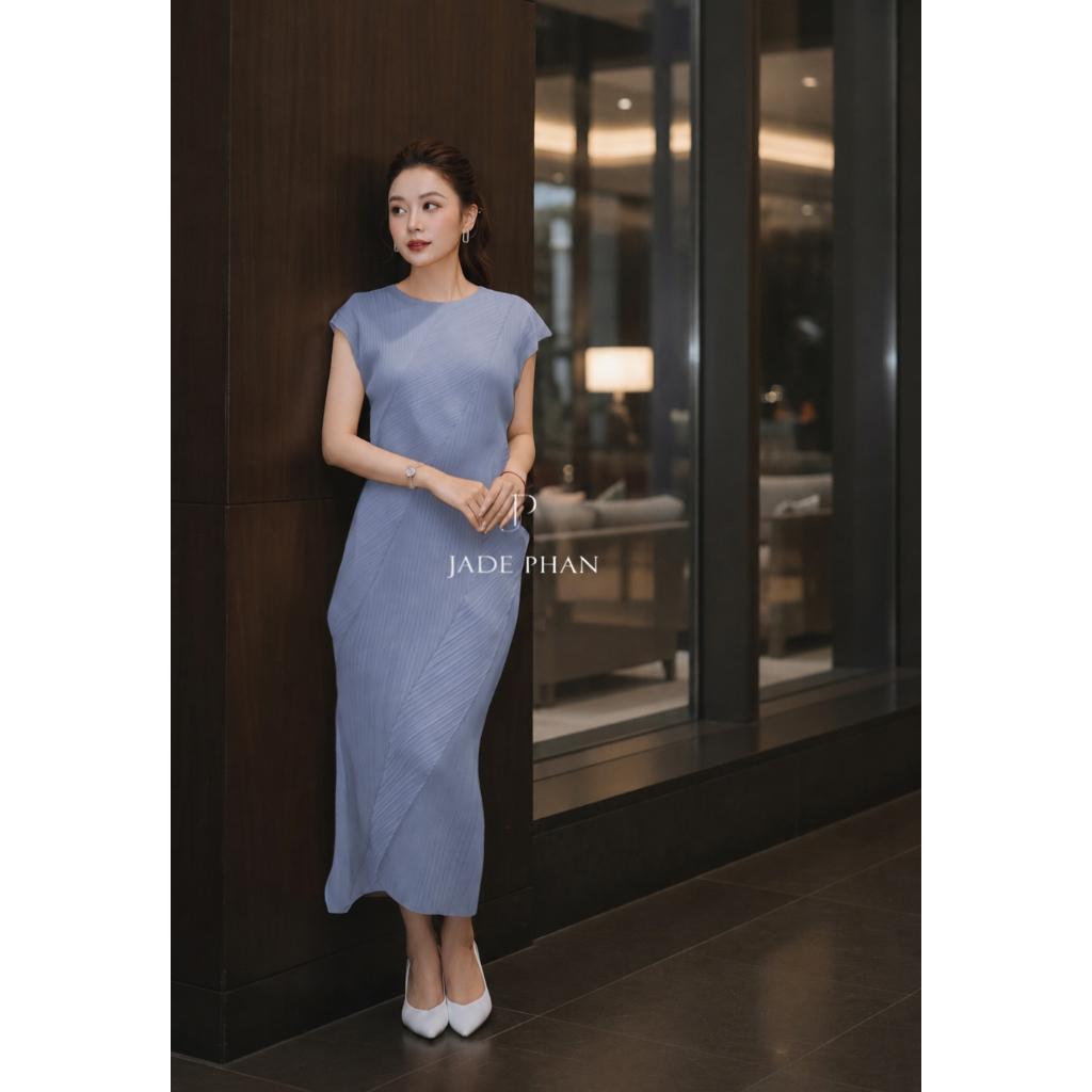 Váy Louisa dập ly cao cấp JADEPHAN freesize nhiều màu — ảnh 26
