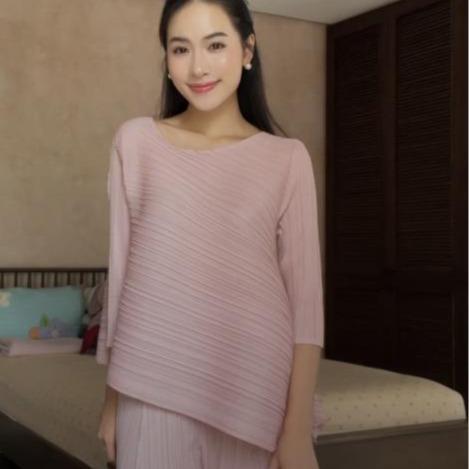 Áo Gerda dập ly cao cấp JADEPHAN thanh lịch nhiều màu — ảnh 8