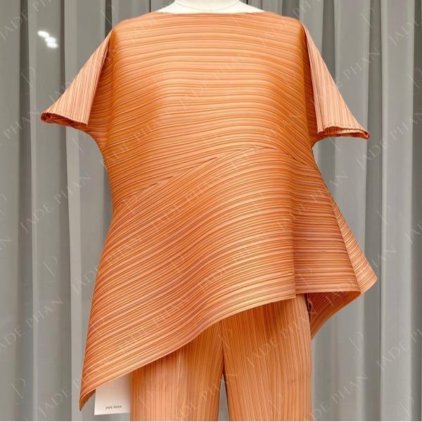 Áo Katle dập ly cao cấp JADEPHAN thanh lịch nhiều màu