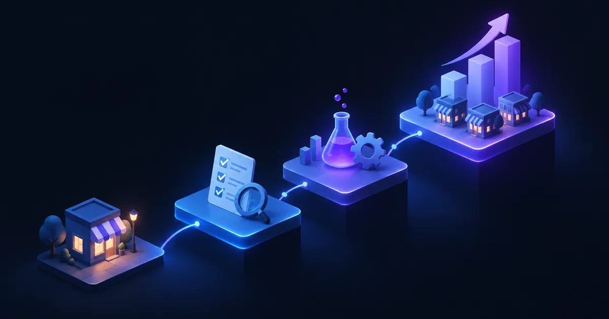Cover illustration: AI for Small Businesses: Where to Start Without Burning Money